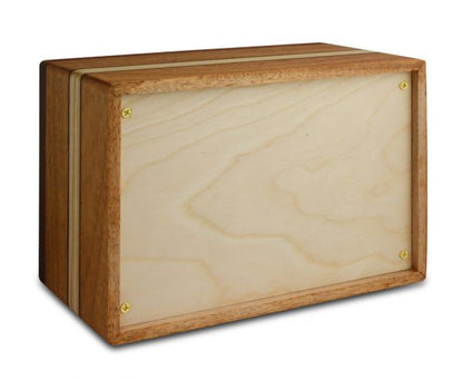 Chalet Mahogany Wood Urn